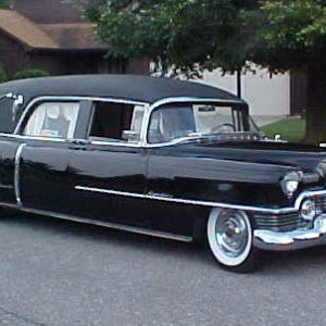 1954 Eureka Cadillac 3-Way Electric Sideloading Hearse