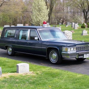 1977 Cadillac Superior Sovereign Combination purchased from the Bartley-Deckman Funeral Home in Malvern