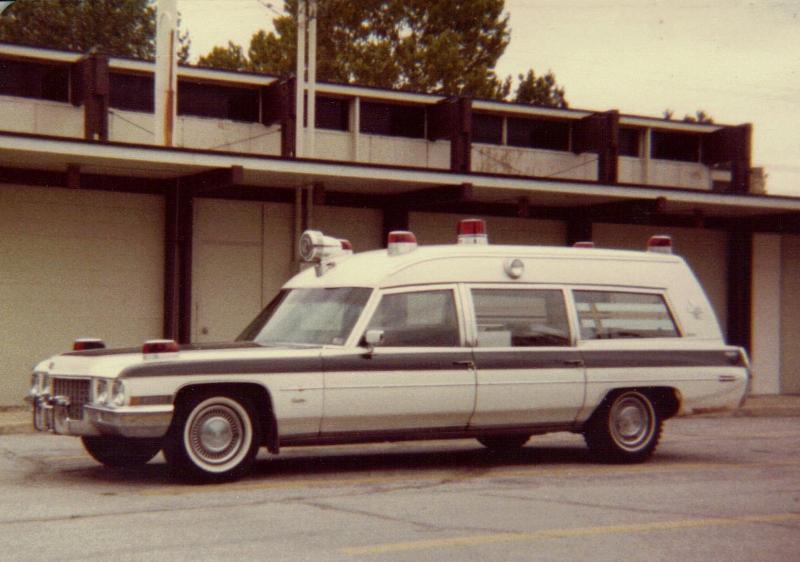 1971 Miller-Meteor/Cadillac ambulance